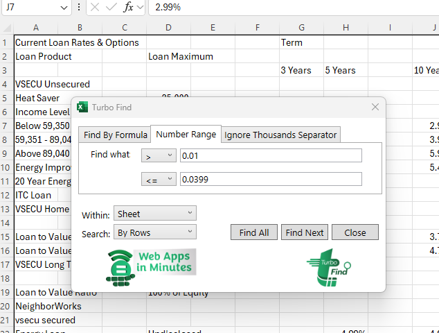 Find and Replace in Excel: advanced approach