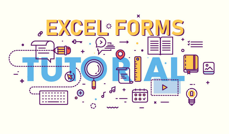diagram title labelled excel forms tutorial