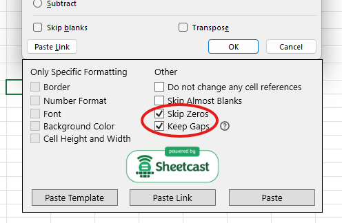 how to paste special in excel guide: step 3