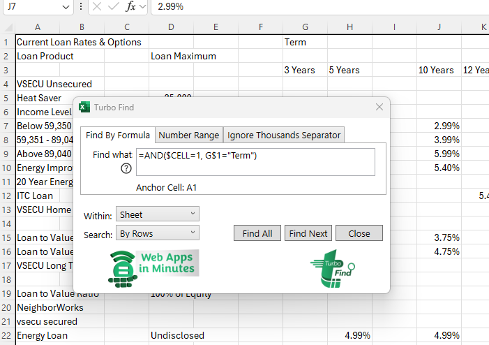 Find and Replace in Excel: advanced approach