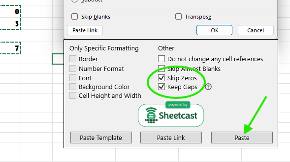 How to paste a special in excel - an advanced approach