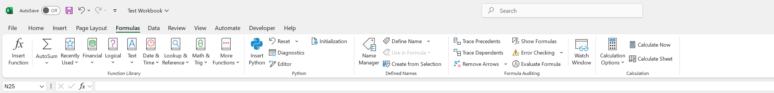 how to show formulas in excel